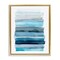 Stupell Industries Water Inspired Ombre Framed Floater Canvas Wall Art